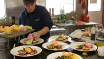 Golf Charter Yacht Stargazer -  Gormet Cuisine